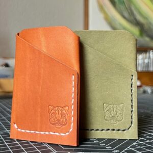 The Field Guide – Minimalist Card Holder (Tan) + (Olive Green)